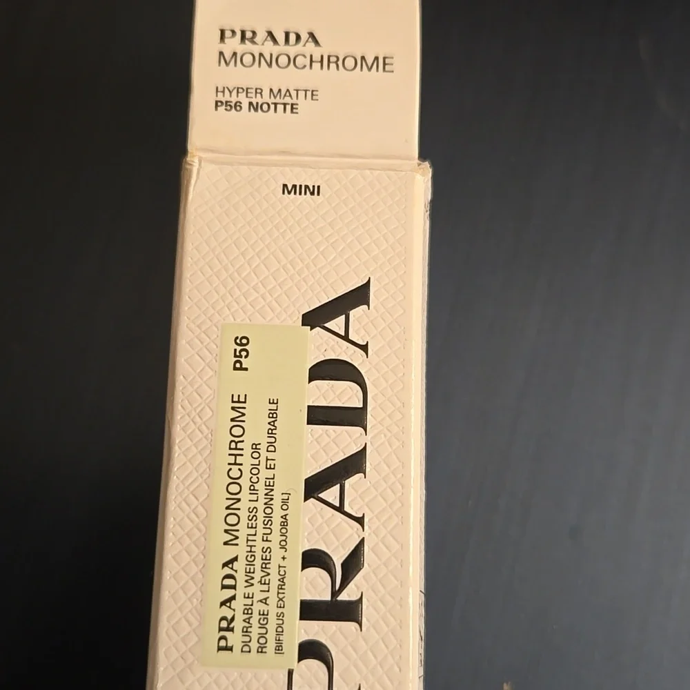 NIB Prada Monochrome Hyper Matte P56 Notte Lipstick